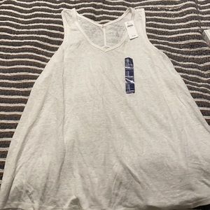 Linen blend tank top